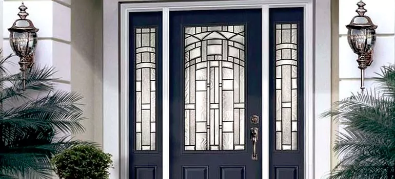 Stained Glass Door Panels in San Carlos, CA