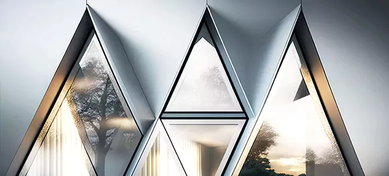 Trapezoid Window Design in San Carlos, CA