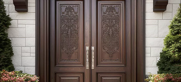 Double Front Doors in San Carlos, CA