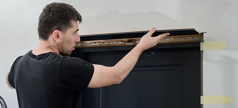Wood Door Hole Repair in San Carlos, CA