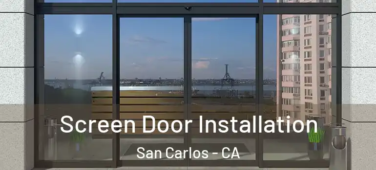  Screen Door Installation San Carlos - CA
