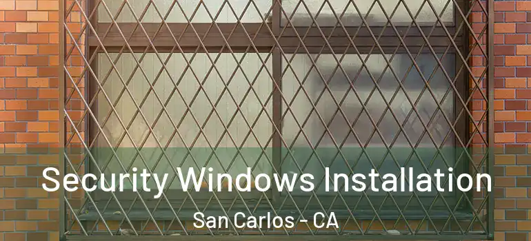  Security Windows Installation San Carlos - CA