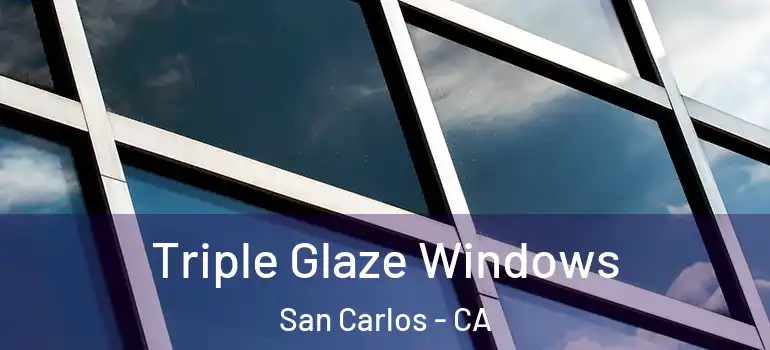  Triple Glaze Windows San Carlos - CA
