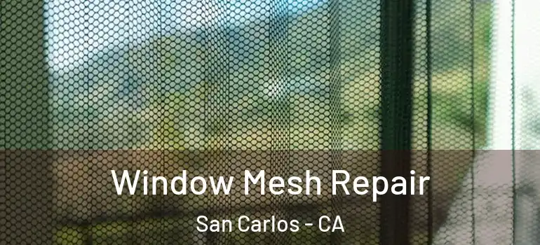  Window Mesh Repair San Carlos - CA